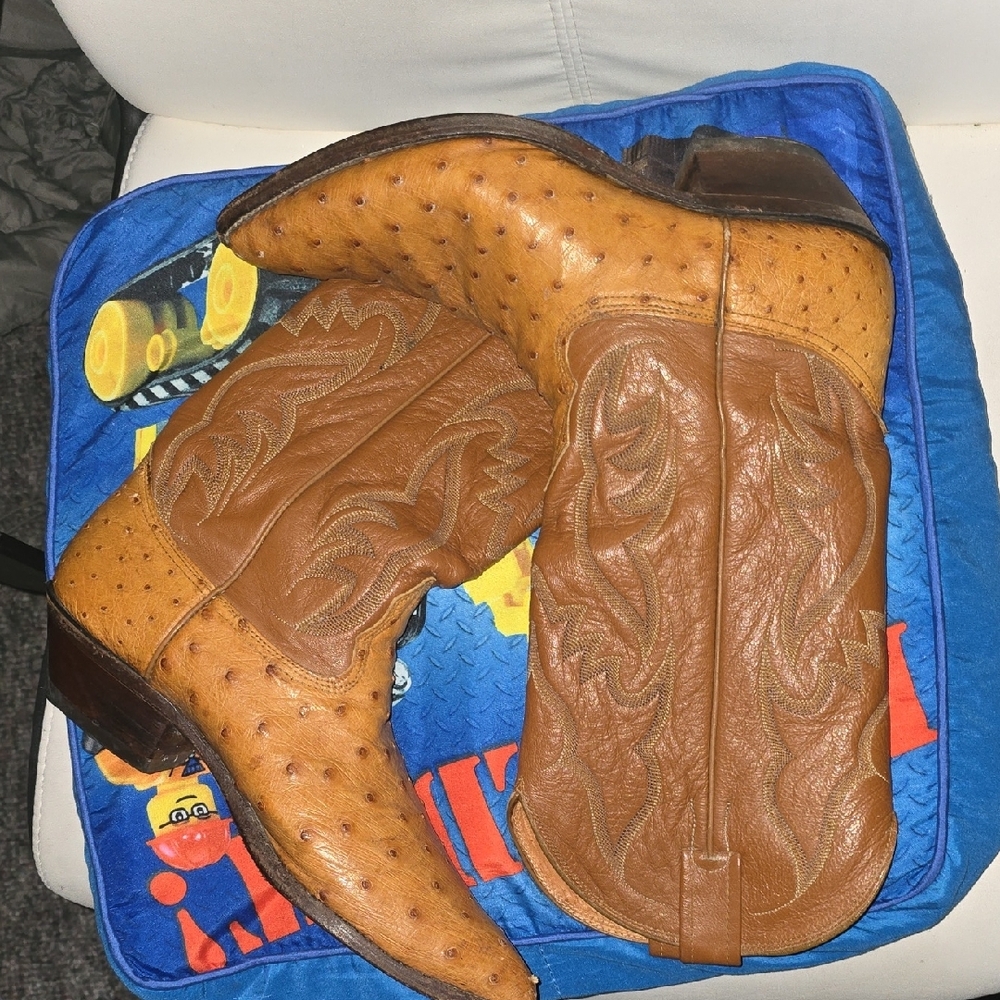 Texas Instruments Tan Cowboy Boots